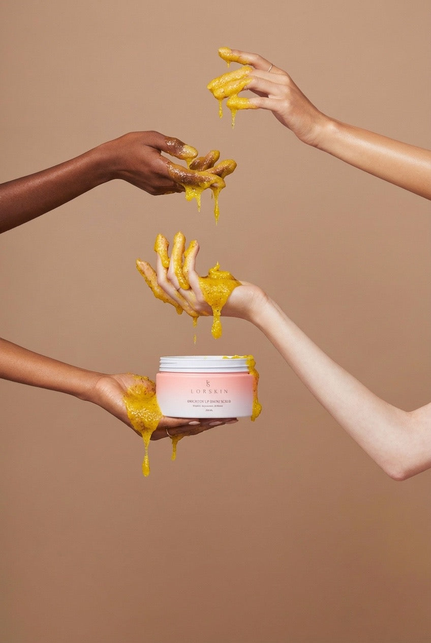 Brighten up bikini scrub