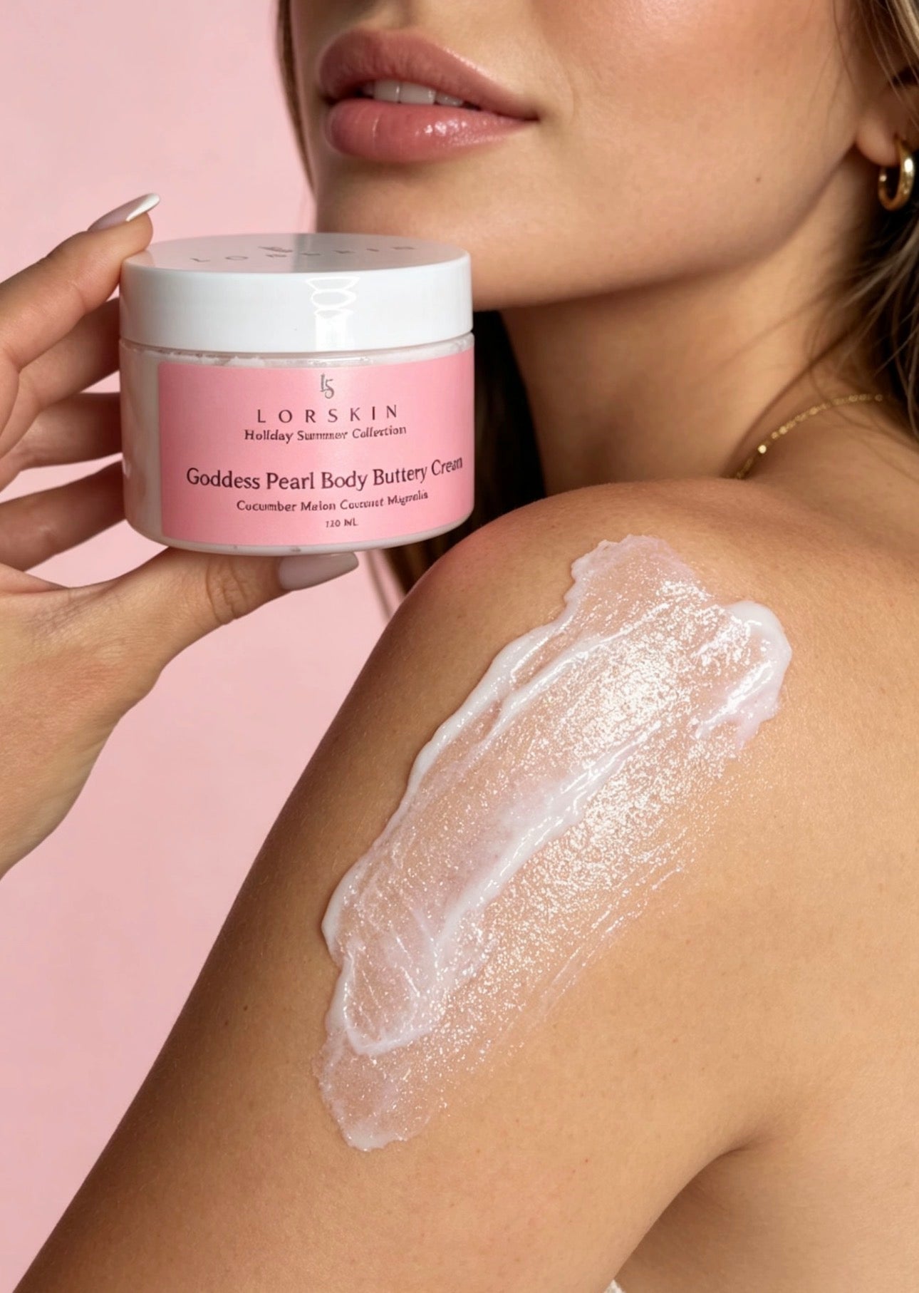 Goddess pearl body buttery cream